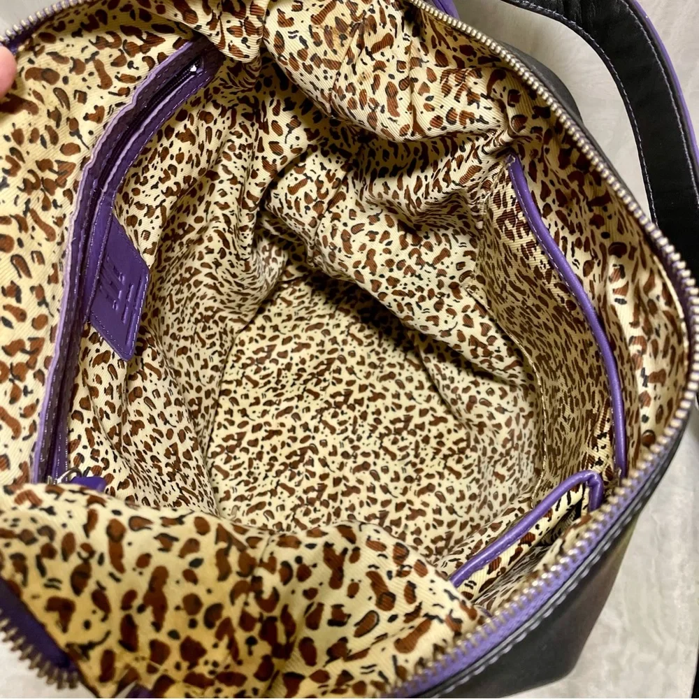 ILI New York Color-block Leather 2-way Bag 💜